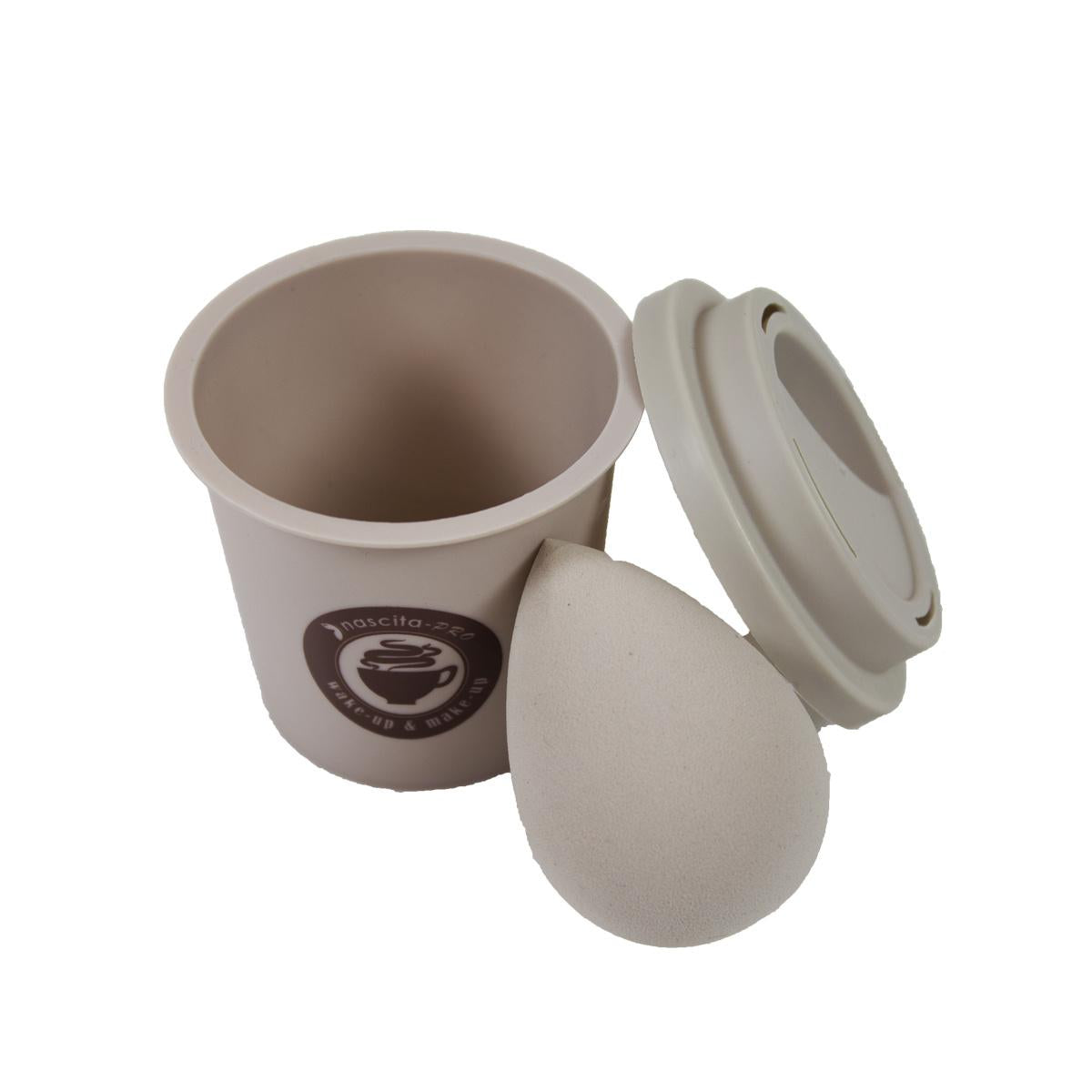 Nascita Makeup Sponge - Beauty Blender with Storage Container for Smooth Makeup Application by Beauty Care Bag