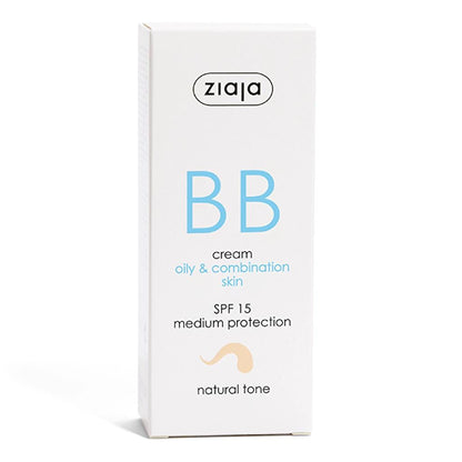 Ziaja Natural Tone BB Cream for Oily & Combination Skin 50ml by Beauty Care Bag