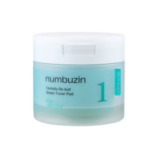 numbuzin No.1 Centella Re-leaf Green Toner Pad 70P by Seoulia