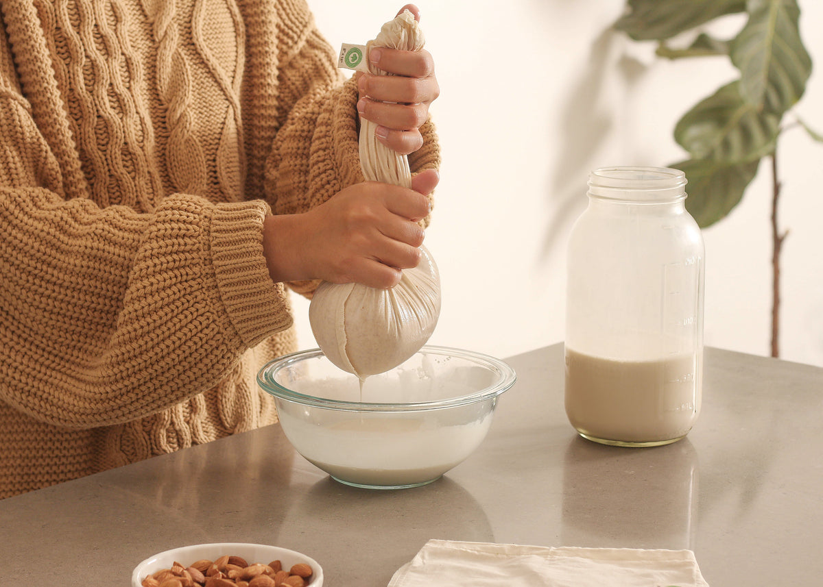 Nut Milk Bags by Organic Cotton Mart