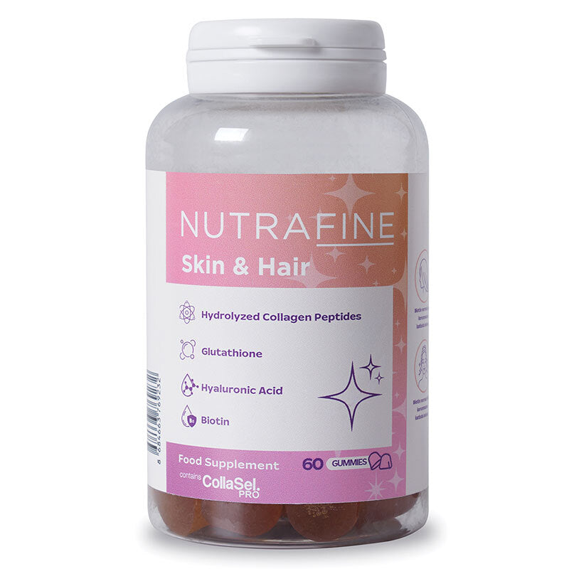 Nutrafine Skin & Hair Collagen Gummies for Beauty Support 60ct by Beauty Care Bag