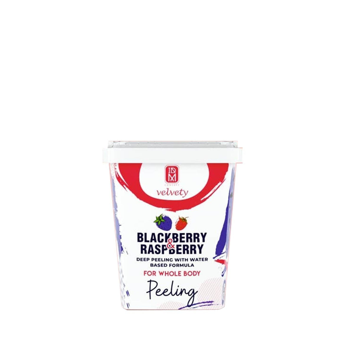 IDM Velvety Blackberry & Raspberry Oil-Based Body Scrub 400ml - Natural Exfoliant for Smooth, Moisturized Skin by Beauty Care Bag