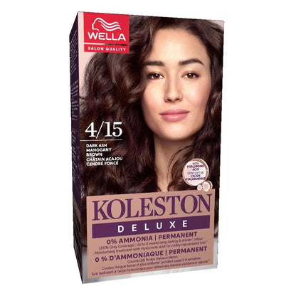 Koleston Deluxe Ammonia-Free Hair Dye 4/15 Dark Ash Brown by Beauty Care Bag