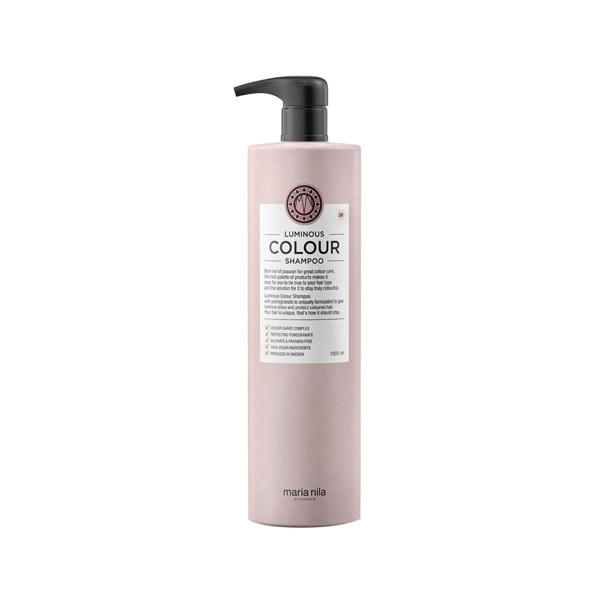 Maria Nila Luminous Colour sulfate-free shampoo for color-treated hair, 1000 ml