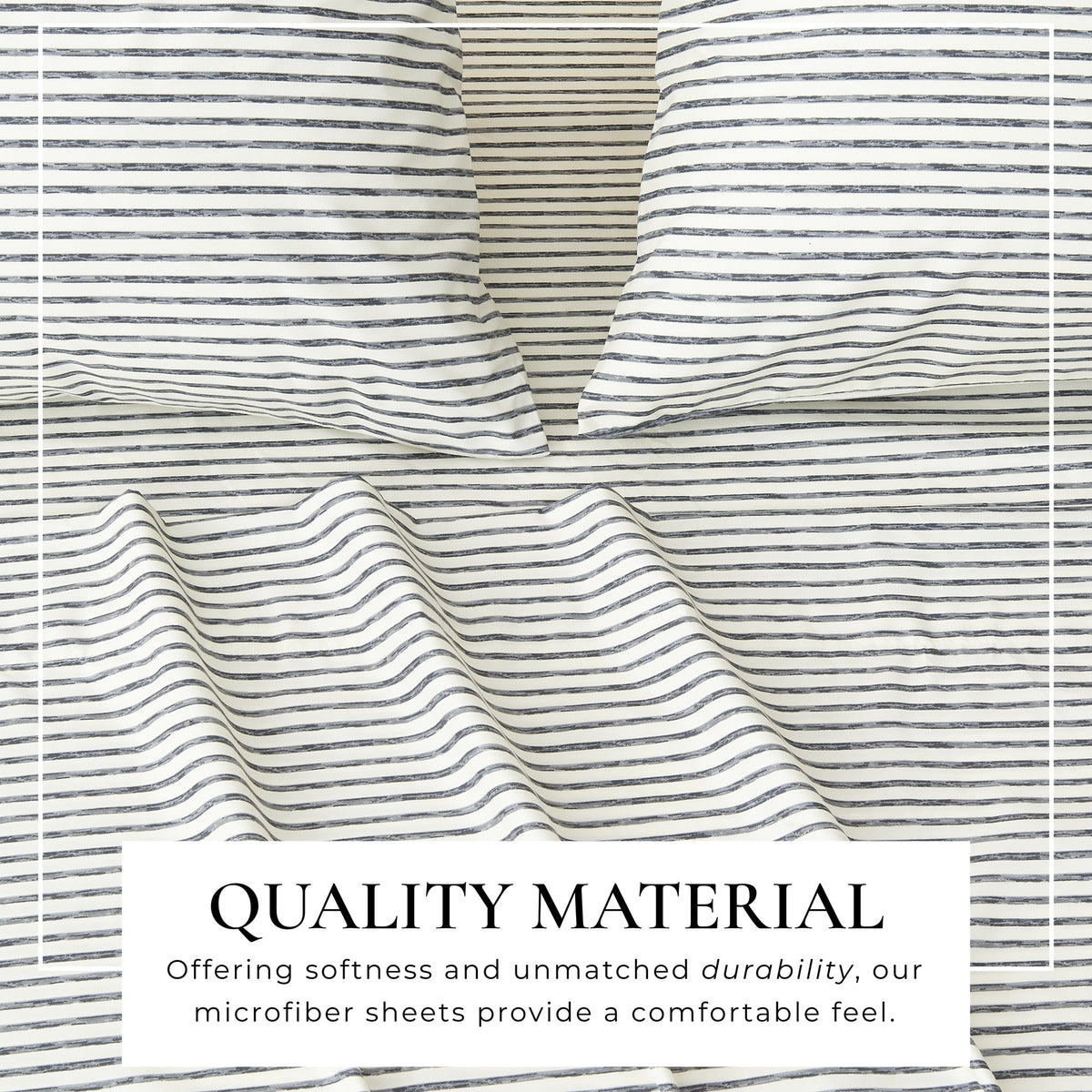 Striped Sheet Set - Evette Collection by Great Bay Home