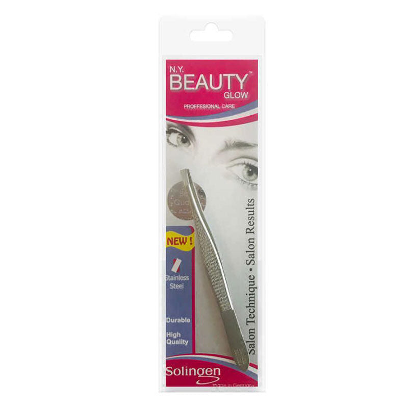 NY Beauty Tweezers 002 for Precise Brow Shaping by Beauty Care Bag