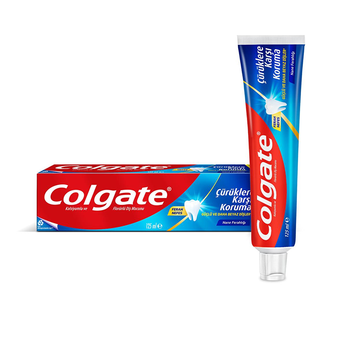 Colgate Cavity Protection Toothpaste - Fluoride Enriched, Mint Flavor, 125ml - Dental Hygiene & Oral Care by Beauty Care Bag