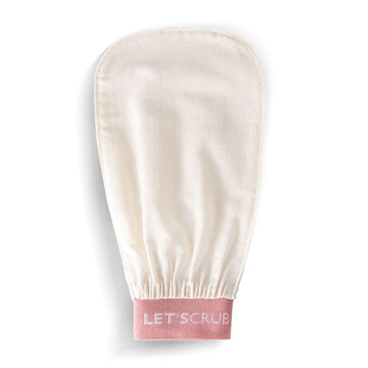 Let'scrub handmade silk exfoliating bath glove
