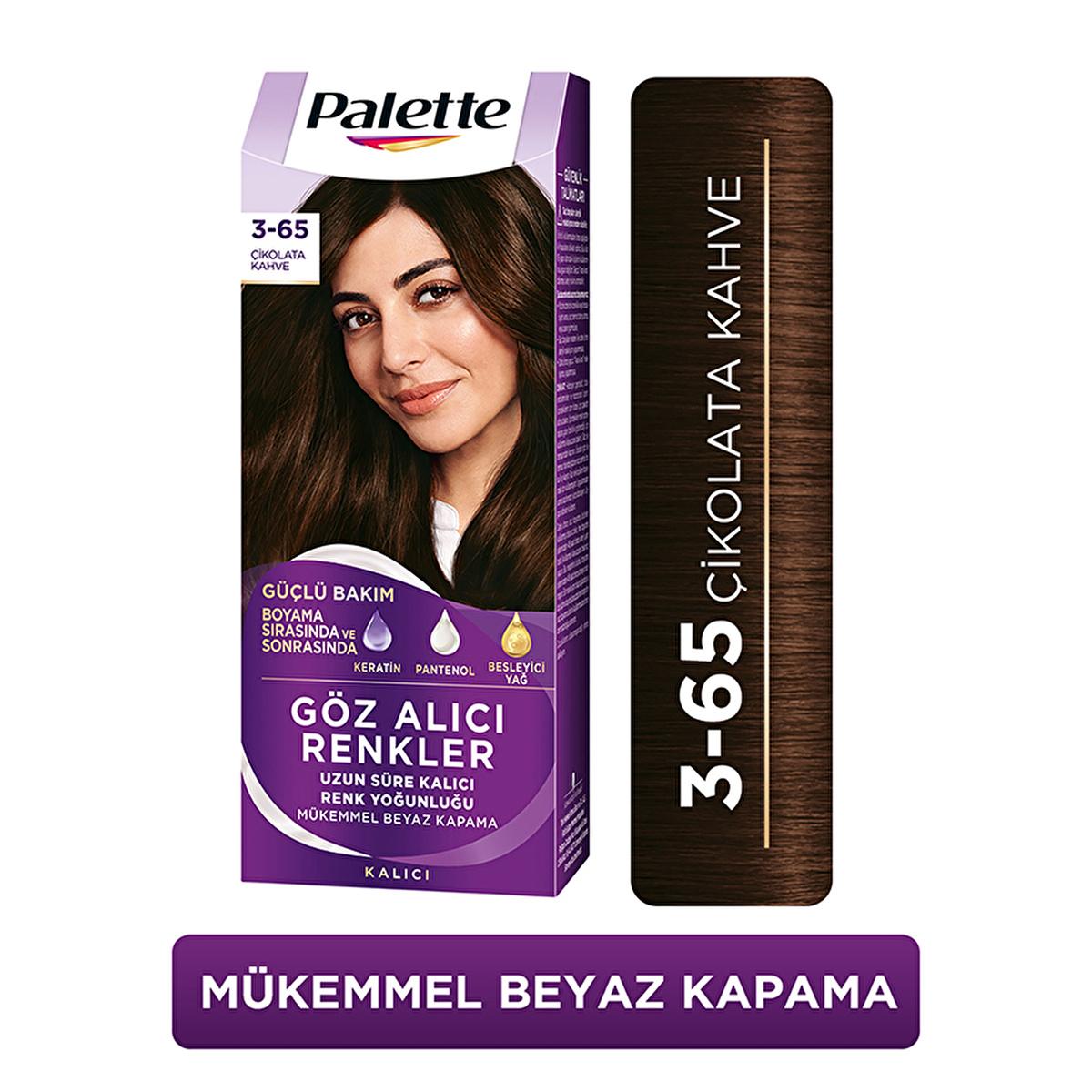 Palette Hair Dye - Intense Chocolate Brown Color with Keratin Care by Beauty Care Bag