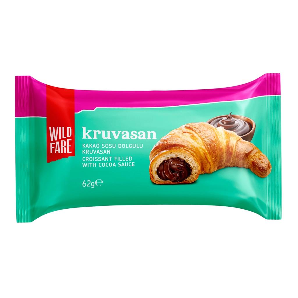 Wildfare Cocoa Filled Croissant Soft Baked Pastry 62g by Beauty Care Bag