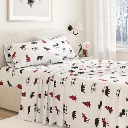 Great Bay Home Boulder Turkish cotton flannel sheet set, view 11