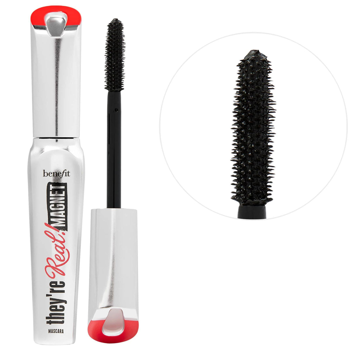 They're Real. Magnet Extreme Lengthening Mascara - Lengthening & Lifting Formula, Long-Wearing & Clean Beauty by Beauty Care Bag