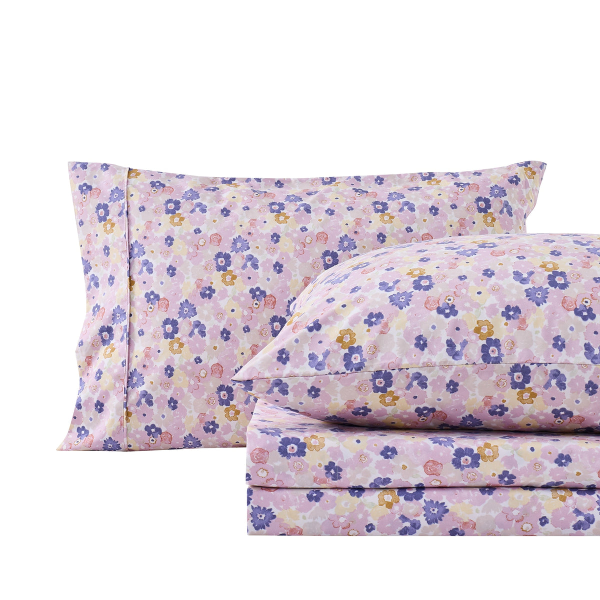 Watercolor Floral Sheet Set - Delia Collection by Great Bay Home