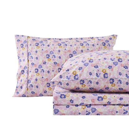 Watercolor Floral Sheet Set - Delia Collection by Great Bay Home