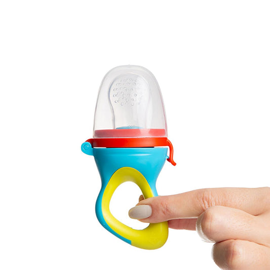 Babyjem Silicone Baby Fruit and Vegetable Teether - Safe Self-Feeding & Teething Relief for Infants 4+ Months by Beauty Care Bag