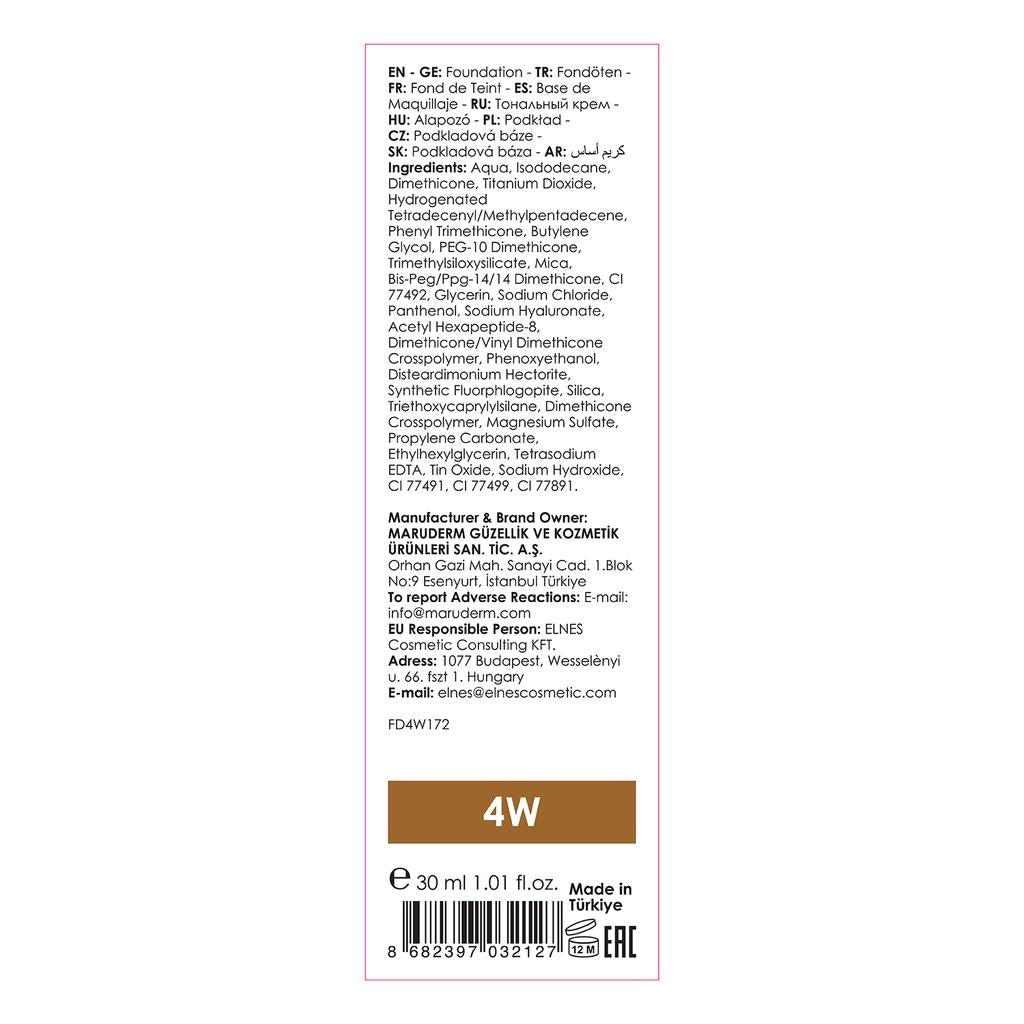 Maruderm Make Up Your Shades Foundation 4W 30ml by Beauty Care Bag