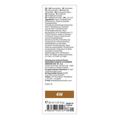 Maruderm Make Up Your Shades Foundation 4W 30ml by Beauty Care Bag