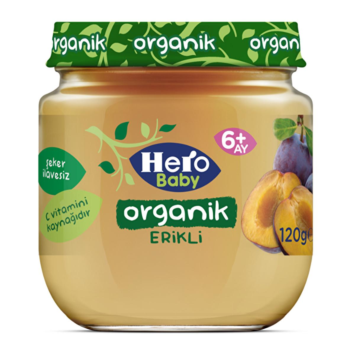Hero organic fruit baby food puree