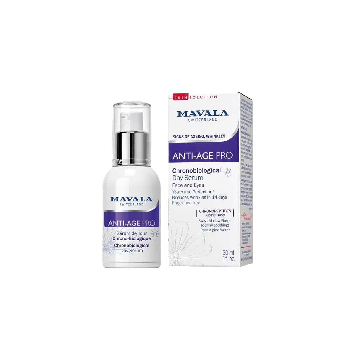 Mavala Anti-Age Pro chronobiological day serum, 30ml
