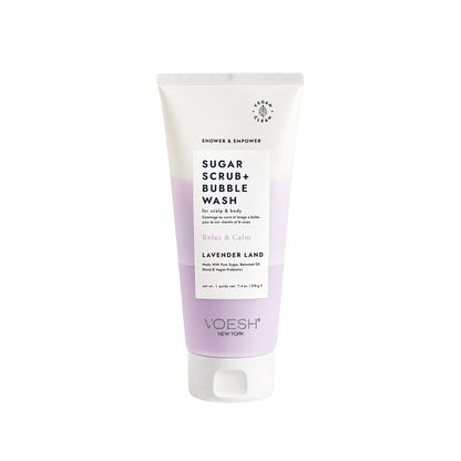 Voesh New York Lavender Scalp & Body Foaming Sugar Scrub 210g by Beauty Care Bag