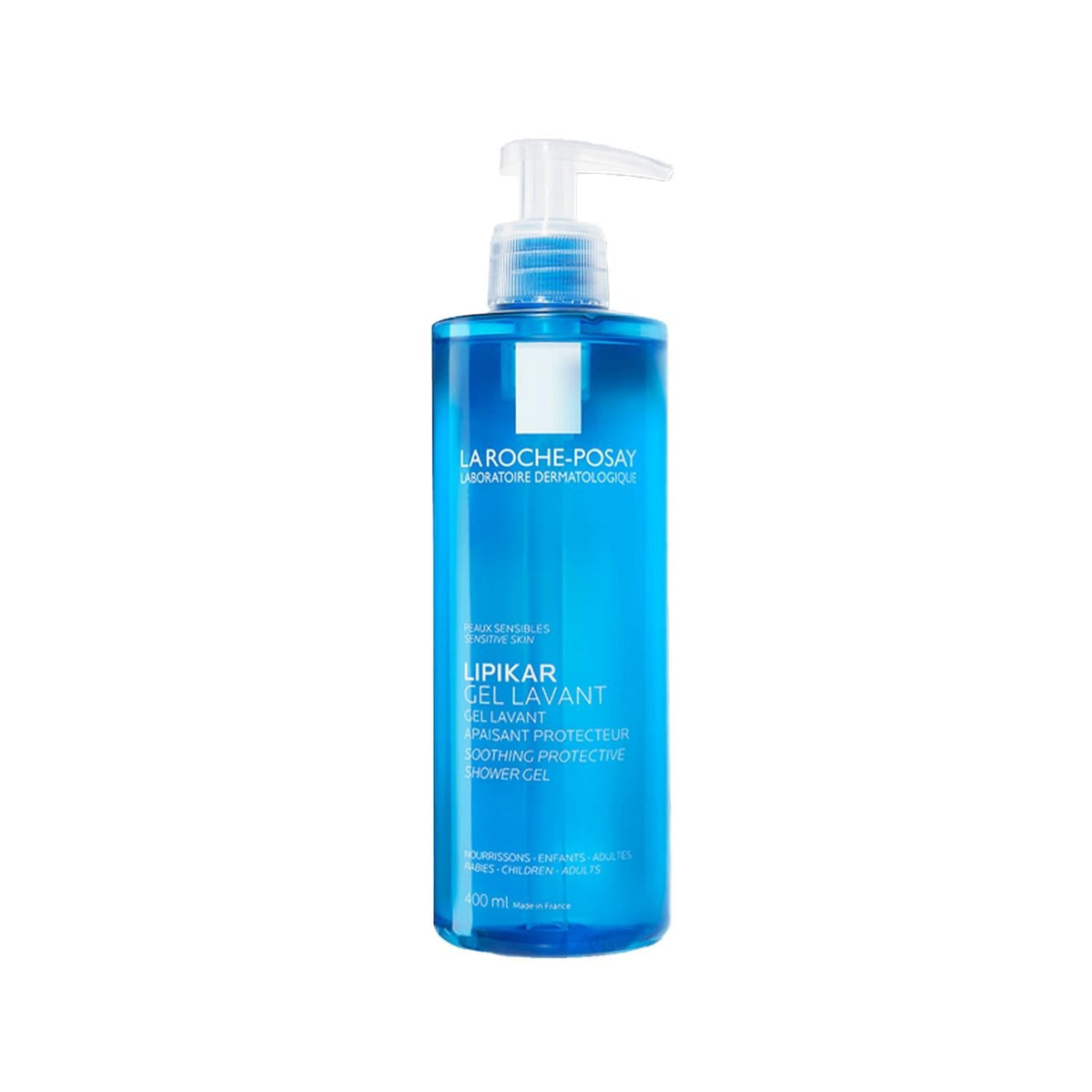 La Roche-Posay Lipikar: Soothing Cleansing Gel for Sensitive Skin | Gentle, Hydrating Face Wash | 400ml by Beauty Care Bag