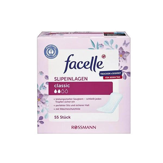 Facelle ultra-thin daily pads, 55 count