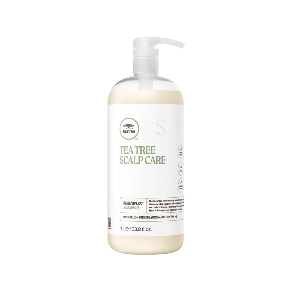 Paul Mitchell Tea Tree Scalp Care Regeniplex Shampoo - 1000ml, Soothes Irritation, Natural Ingredients, Large Volume by Beauty Care Bag
