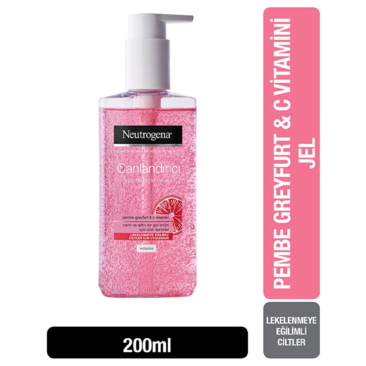Neutrogena Facial Cleansing Gel - Acne Face Wash with MicroClear Technology - Deep Pore Cleanser for Oily and Acne-Prone Skin, Gentle Exfoliating & Oil-Free by Beauty Care Bag