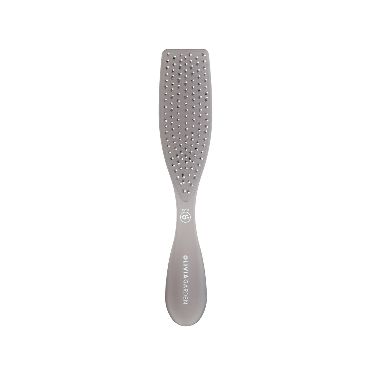 Olivia Garden Essential Style Wet Medium Hair Bristles Ice Grey Hair Brush by Beauty Care Bag