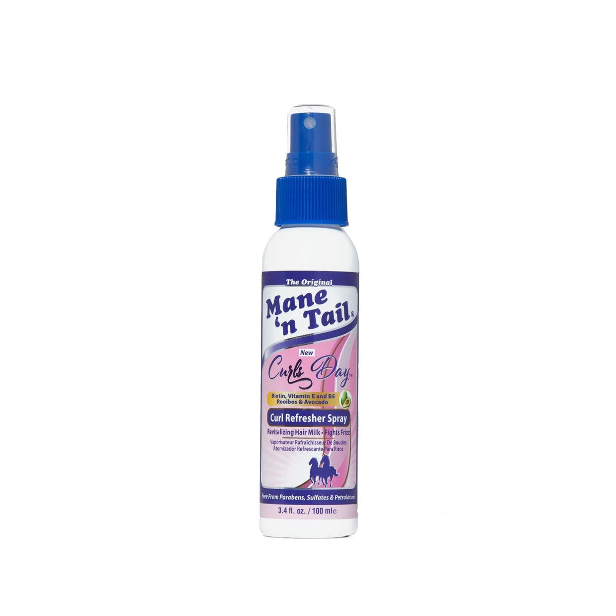 Mane 'n Tail Curls Day Curl Refresher: Revitalize & Enhance Your Curls - Frizz Control, Curl Definition, and Lasting Bounce (3.38 fl oz) by Beauty Care Bag