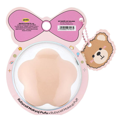 Eklips Rubycell Makeup Puff for Smooth Application by Beauty Care Bag
