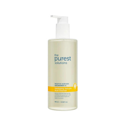 The Purest Solutions Salicylic Acid Cleansing Gel for Oily Skin - 400ml Acne Treatment & Purifying Cleanser by Beauty Care Bag