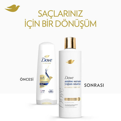 Dove Amino Serum Intense Repair Shampoo & Conditioner Set by Beauty Care Bag