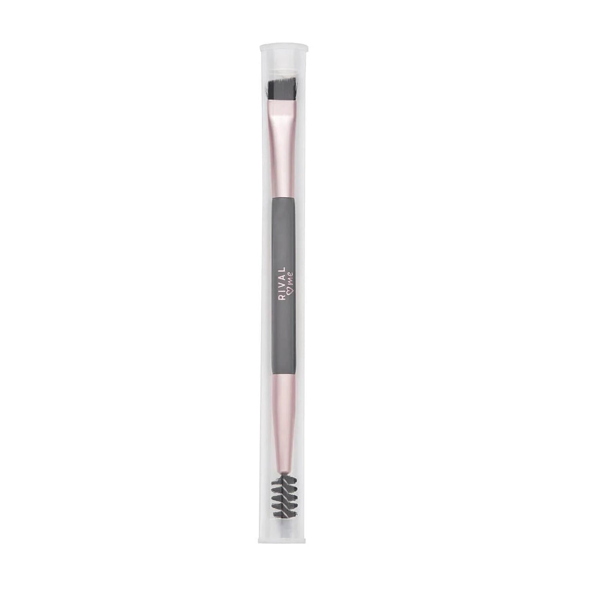 Rival Loves Me 2-in-1 Brow & Lash Brush for Grooming & Shaping by Beauty Care Bag