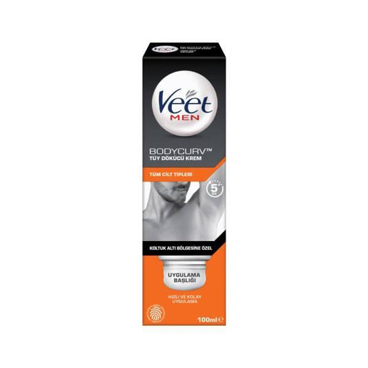 Veet Men Bodycurb hair removal cream, 3.38 fl oz
