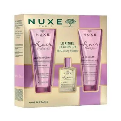 Nuxe Hair Prodigieux: Luxurious Hair Care Set for Enhanced Shine & Manageability | Premium Hair Care Products by Beauty Care Bag