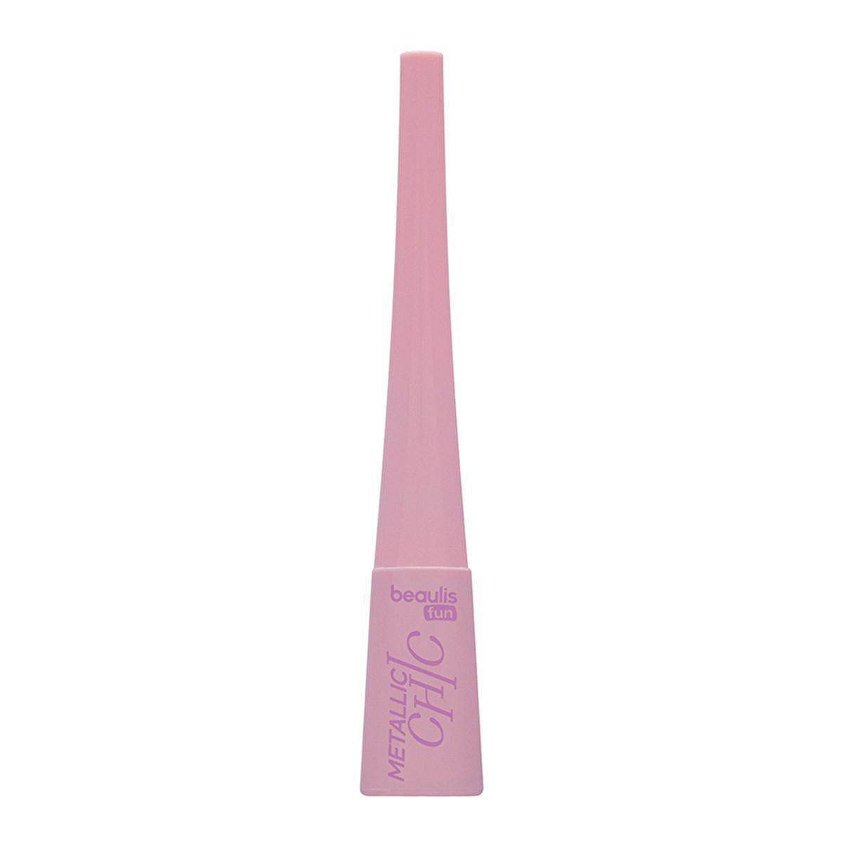 Beaulis Metallic Eyeliner - Beaulis Fun Metalik Dipliner 605 Pink Sparkle, Liquid Eyeliner for Glamorous Eye Makeup by Beauty Care Bag