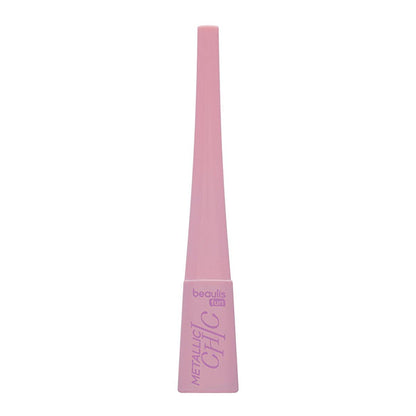 Beaulis Metallic Eyeliner - Beaulis Fun Metalik Dipliner 605 Pink Sparkle, Liquid Eyeliner for Glamorous Eye Makeup by Beauty Care Bag