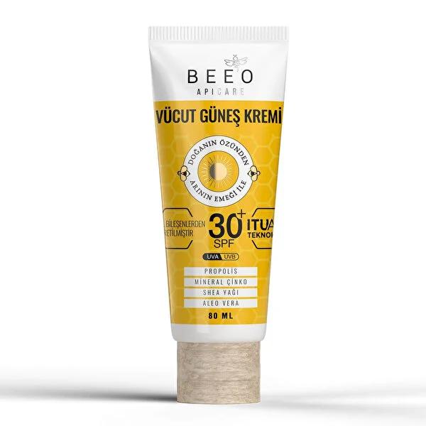 Beeo SPF 50+ Sunscreen Body Lotion - UVA and UVB Protection for Outdoor Use by Beauty Care Bag