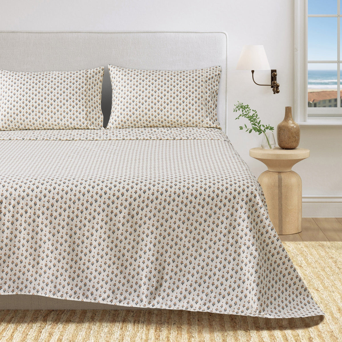 Watercolor Floral Sheet Set - Delia Collection by Great Bay Home