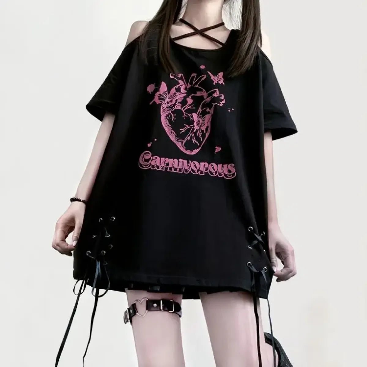 Off Shoulder Bow T-ShirtT-ShirtsTorqelo.com