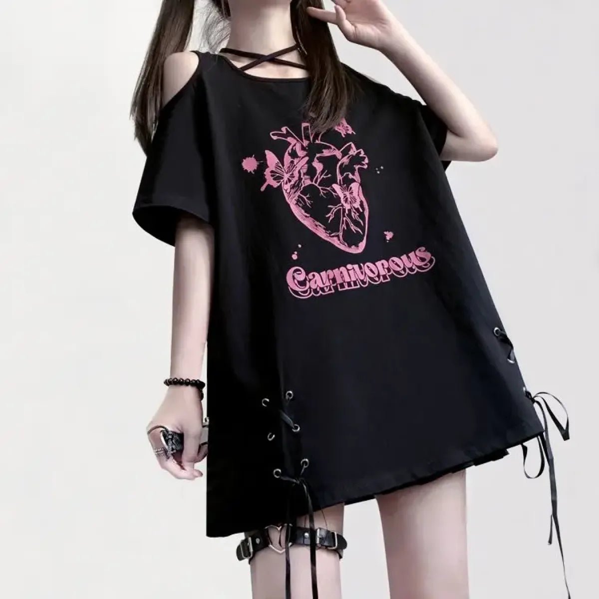 Off Shoulder Bow T-ShirtT-ShirtsTorqelo.com