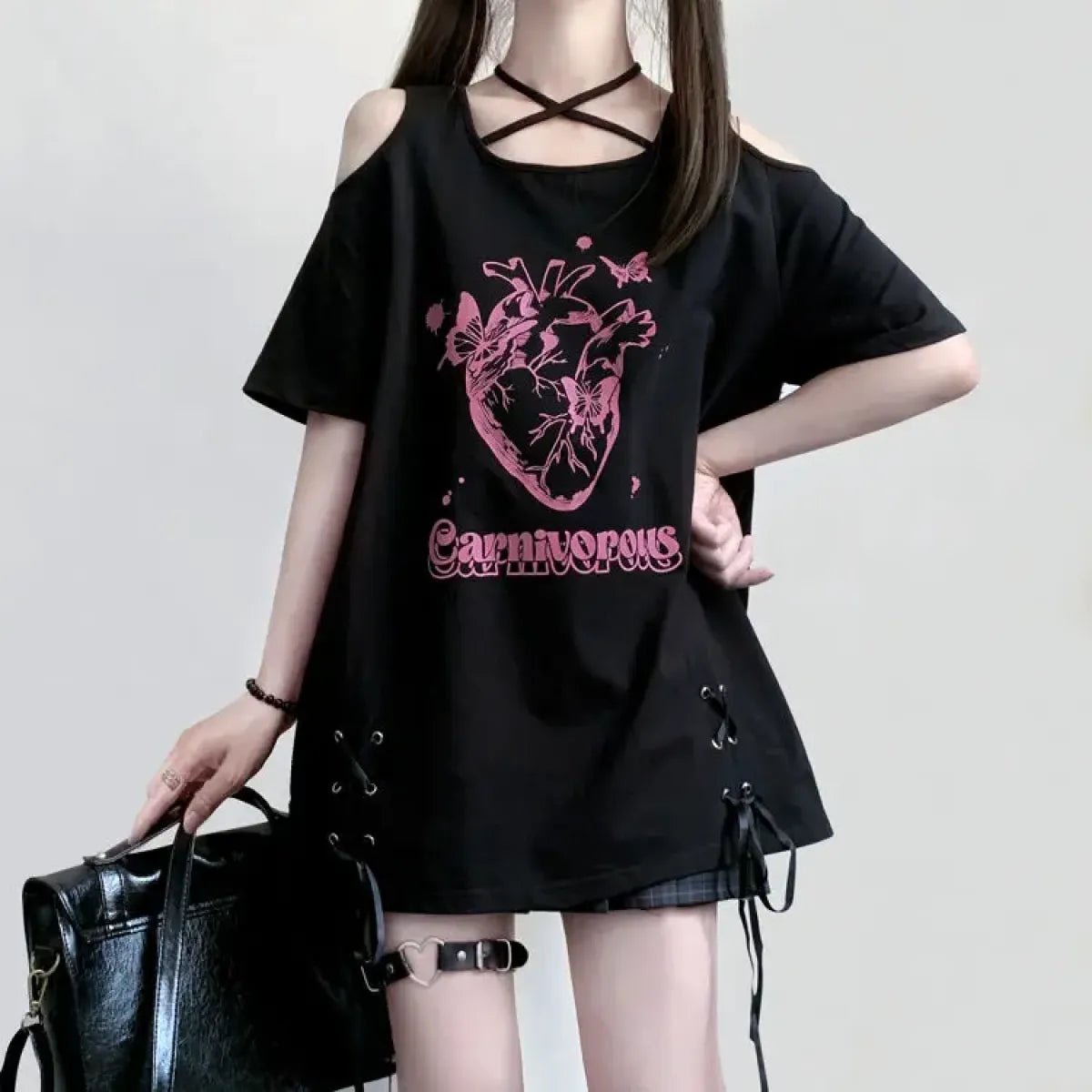 Off Shoulder Bow T-ShirtT-ShirtsTorqelo.com