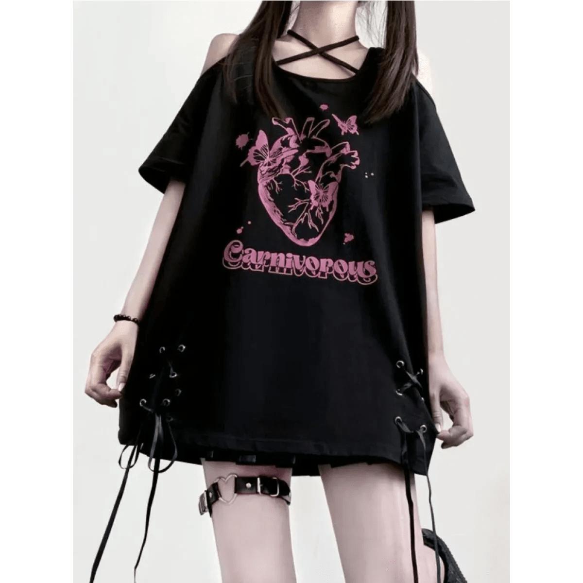 Off Shoulder Bow T-ShirtT-ShirtsTorqelo.com