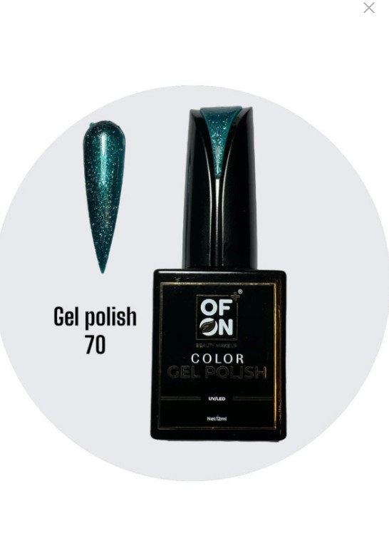 OFON Gel Nail Polish No. 70 for Long-Lasting Shine by Beauty Care Bag