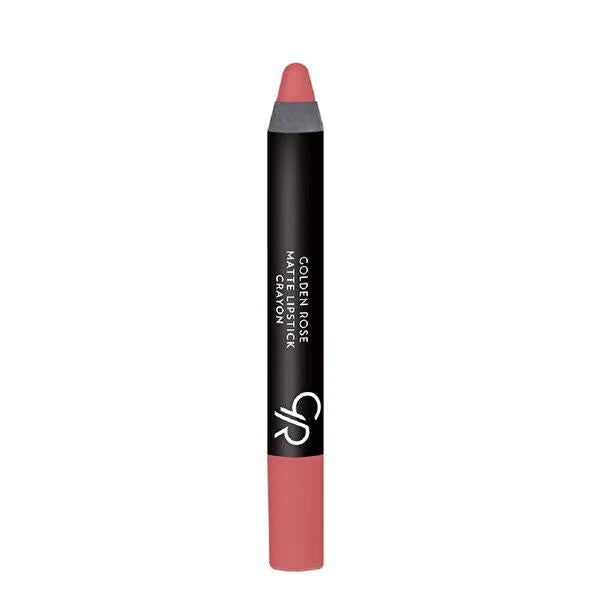 Golden Rose Matte Lipstick Crayon - Moisturizing, Paraben-Free Lip Color by Beauty Care Bag