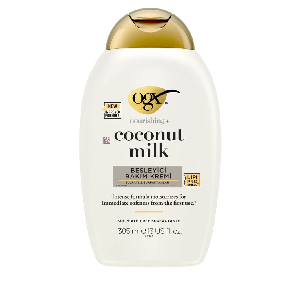 OGX Coconut Milk Conditioner for Smooth & Hydrated Hair 385ml by Beauty Care Bag