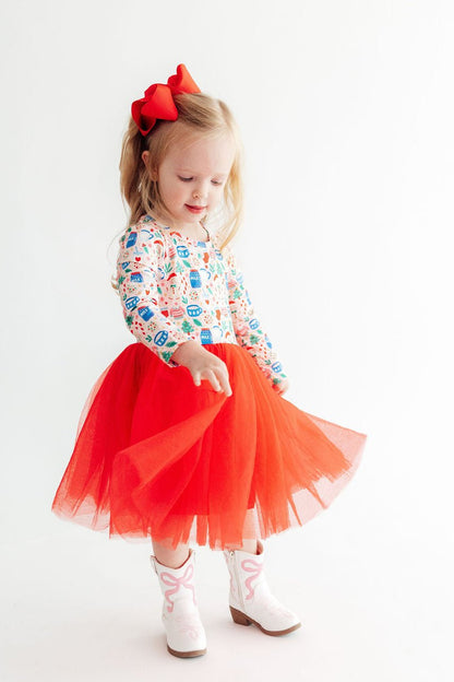 Oh Snap! L/S Tutu DressTutu Dress L/STorqelo.com
