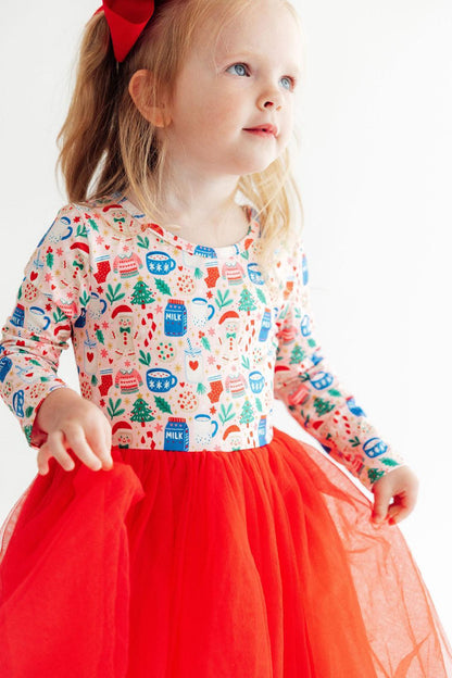 Oh Snap! L/S Tutu DressTutu Dress L/STorqelo.com
