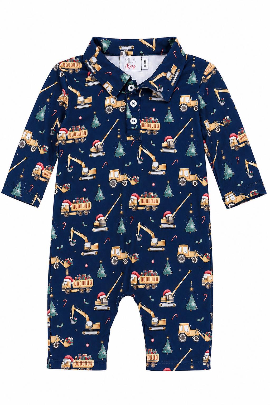 Oh What Fun It Is to Build L/S Polo One-PieceOne-Piece - L/S PoloTorqelo.com